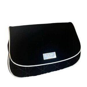 Original DIOR Vanity Purse / Velvet Quilted Gold /Perfect Condition